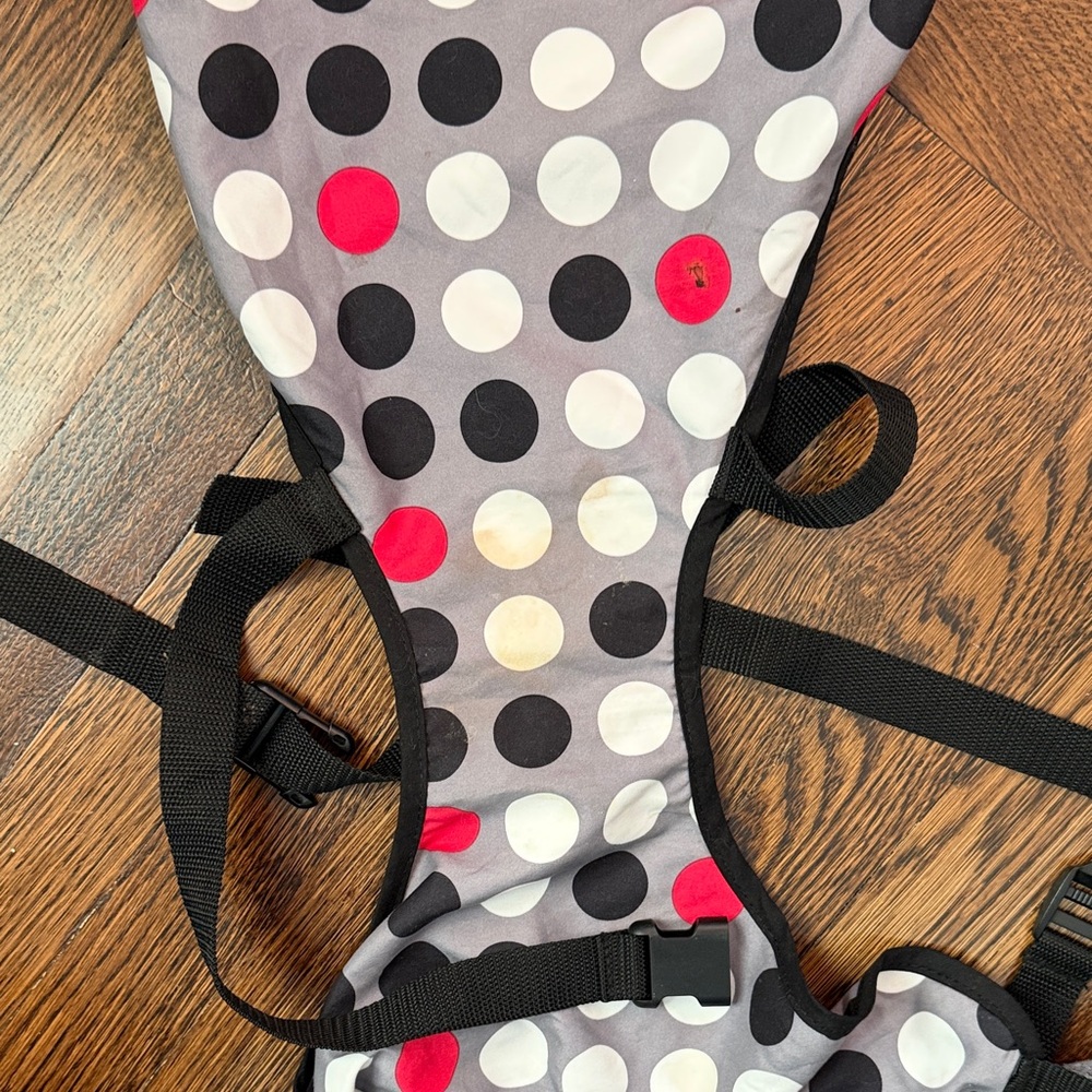 Gray and Polka Dot Crossbody Pet Carrier Bags - Picture 8 of 8
